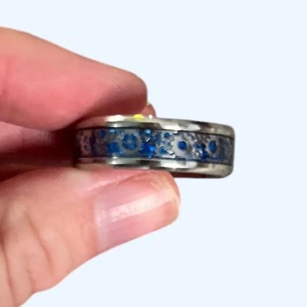 8mm Stainless Steel Gear Ring - Picture 3 of 3